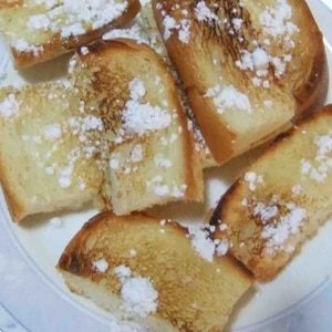パンの耳で✿お砂糖とお塩の簡単ラスク❤